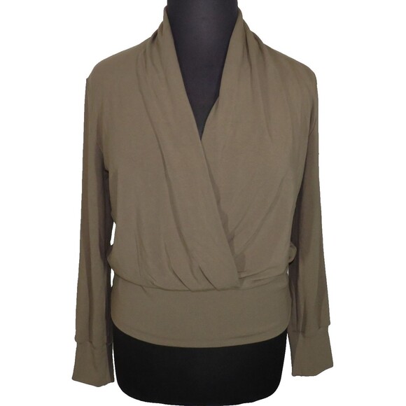 OGL EcoMousse ProWarm Surplice Wrap Look Long Sleeve Tuckable Top Size XL - Picture 6 of 11